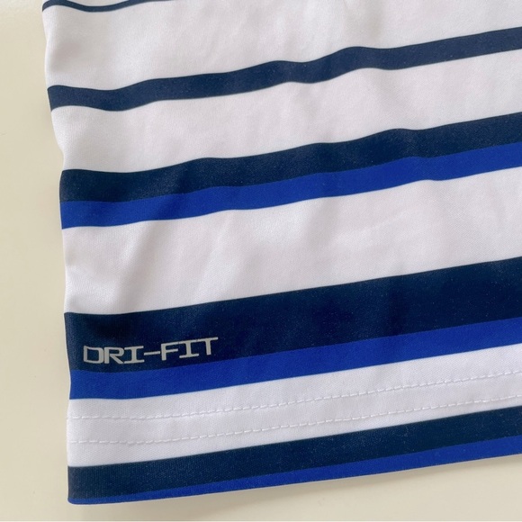 NIKE x 3BRAND Little Boys White Navy Blue Polo Shorts Set Performance Size 4/5 - Picture 6 of 9